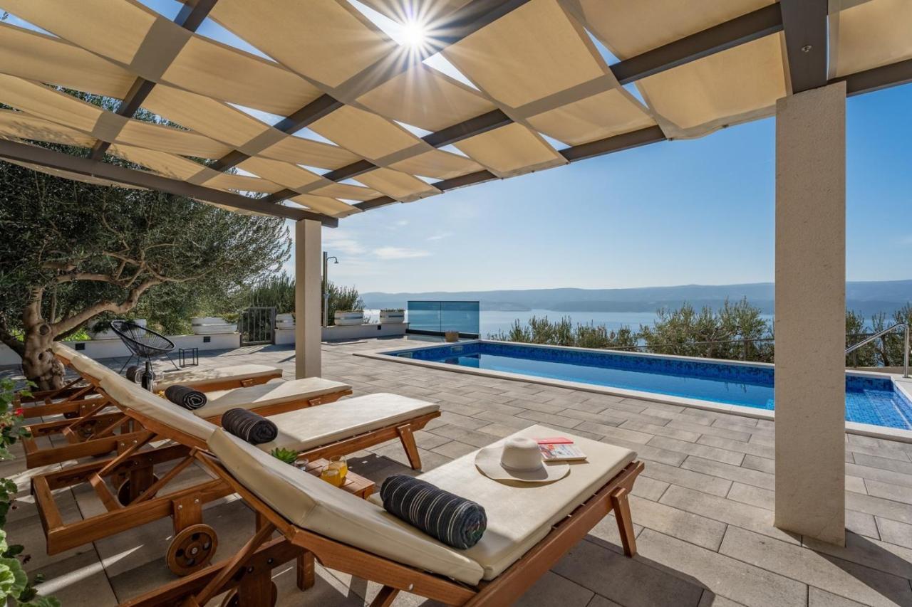 Villa Dream With Private Pool, 2 Bedrooms With En-Suite Bathrooms, Sea View Омиш Экстерьер фото